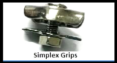 stainless steel simplex rope grips